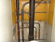 Replacing water supply risers in an apartment - what will you have to face?