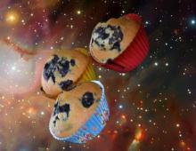 Milk muffins with blueberries: different options