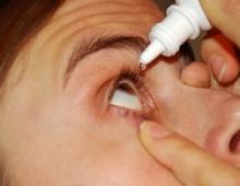 Eye drops during cataract: for prevention, treatment and after surgery