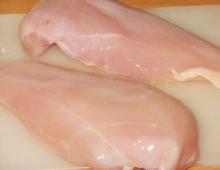 How long to cook chicken fillet for soup and salad?