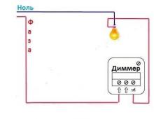 How to install a dimmer - a switch with a dimmer instead of a regular one