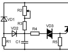 Rectifiers with a thyristor voltage regulator A simple do-it-yourself thyristor voltage regulator circuit