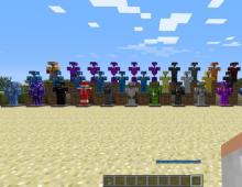 Hanger in Minecraft: a beautiful stand for clothes and armor Do-it-yourself armor rack