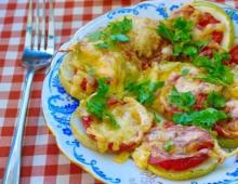 Zucchini sandwiches: the best recipes Zucchini and tomato sandwiches step-by-step recipe